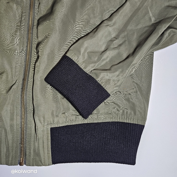 Women's Bomber Jacket Full-zip Padded Casual Active Sport Coat Outwear - Picture 3 of 14